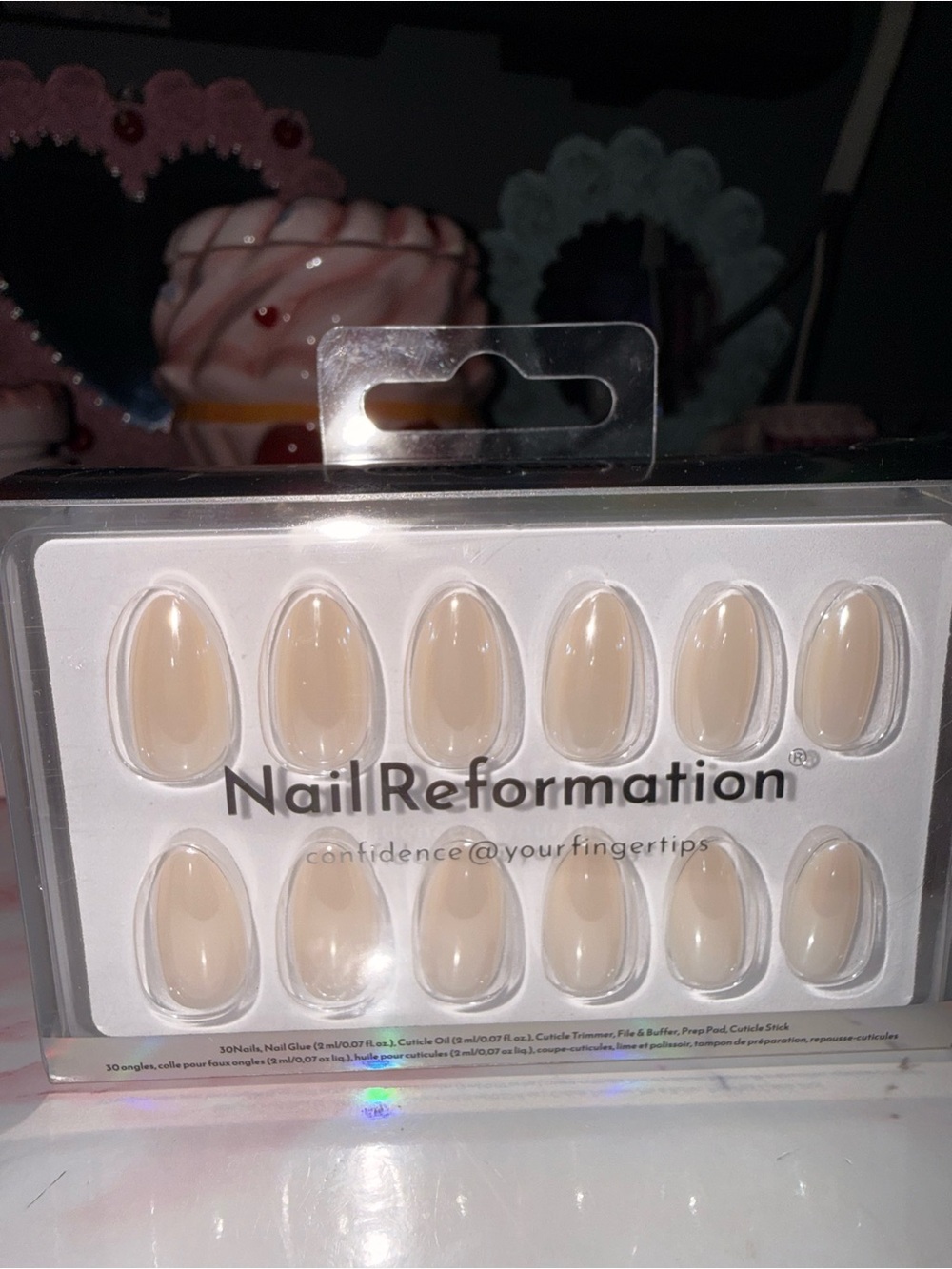 Nail Reformation Pale Yellow Short Almond Press-On Nails